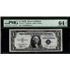 Image 1 : 1935B $1 STAR Silver Certificate PMG 64EPQ