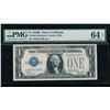 Image 1 : 1928B $1 Silver Certificate PMG 64EPQ