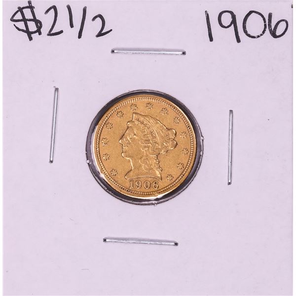 1906 $2 1/2 Liberty Head Quarter Eagle Gold Coin