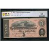 Image 1 : 1864 $5 T-69 Confederate PCGS 63