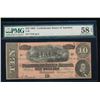 Image 1 : 1864 $10 T-68 Confederate PMG 58EPQ