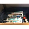 Image 2 : Box filled w/ assorted hand tools & Rubbermaid container w/ assorted silicone