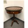 Image 1 : Round single drawer occasional table