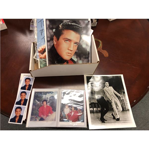 Large group of assorted Elvis Presley photographs