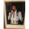 Image 2 : Framed Elvis Presley picture - 13 1/2in x 16 1/2in