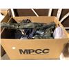 Image 1 : Large box of broken down film production assorted wardrobe
