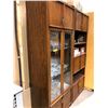 Image 2 : Two pc. glass front display cabinet wall unit