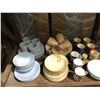 Image 2 : Shelf lot of assorted household items - dishware sets/ figurines/ flower vases/ collector's plates e