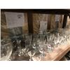 Image 1 : Large shelf lot of assorted glassware & crystalware