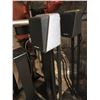 Image 1 : Pair of Poke Audio home audio speakers on stands & 4 speaker stands