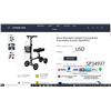 Image 1 : Black Steerable Foldable Turning Brake Knee Walker Scooter (Sp34937)