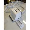 Image 2 : WIRELESS DESKTOP POWER STATION WITH WIRELESS CHARGING, 3 USB PORTS AND 2 OUTLETS, AND 3 CAR PHONE MO