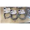 Image 2 : 6 NEW CAT 6 NETWORK CABLES 50FT,25FT,14FT AND 4FT LENGTHS