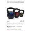 Image 1 : COSTWAY 3 PIECE KETTLEBELL SET 5 10 AND 15 POUNDS - RETAIL $54.95