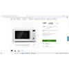 Image 1 : Goplus Costway 0.7-cu ft 700-Watt Countertop Microwave (White)
