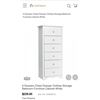 Image 1 : COSTWAY 6 DRAWER DRESSER CHEST OF DRAWERS RETAIL $229.95