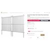 Image 1 : COSTWAY 36 X 48 INCH GARDEN PRIVACY SCREEN SPACE DIVIDER RETAIL $129.95