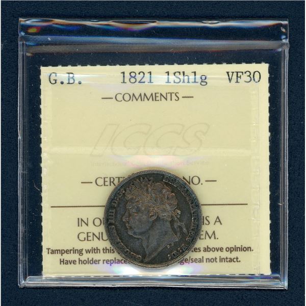 Great Britain Shilling 1821