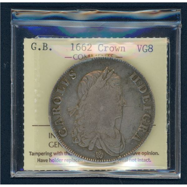 Great Britain Crown 1662 - Charles II