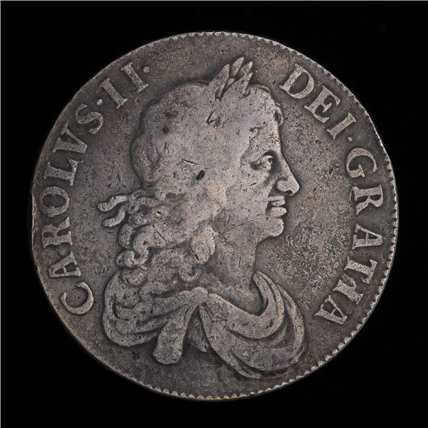 Great Britain Crown 1668 - Charles II