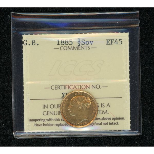 Great Britain Half Sovereign 1885
