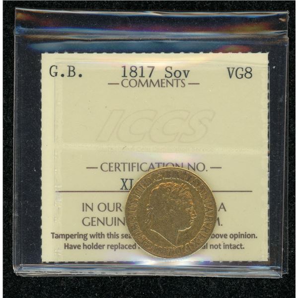 Great Britain Sovereign 1817