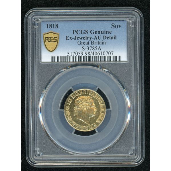 Great Britain Sovereign 1818