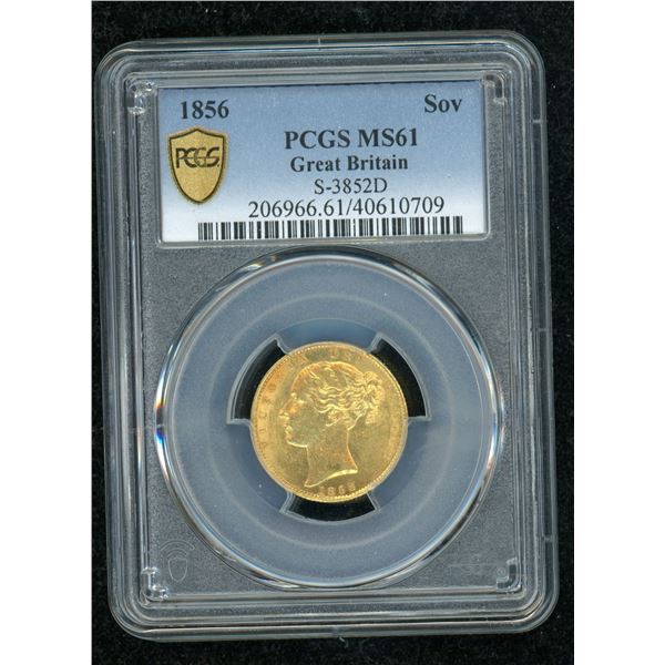 Great Britain Sovereign 1856