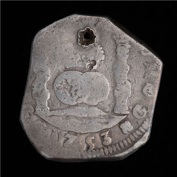 Guatemala 8 Reales Cob, 1753