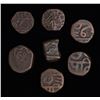 Image 2 : India Princely States Lot of Copper Dump Coinage