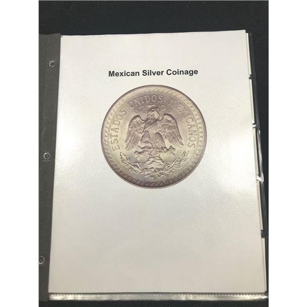 Mexico Collection of 20 Silver Coins, 1891-1957