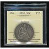 Image 1 : United States Fifty Cents 1853 - Liberty Seated