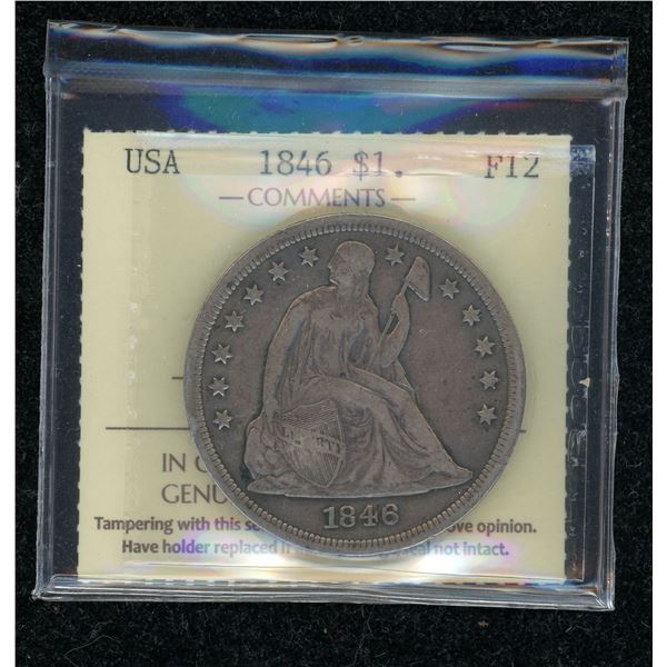 United States Dollar 1846 - Liberty Seated