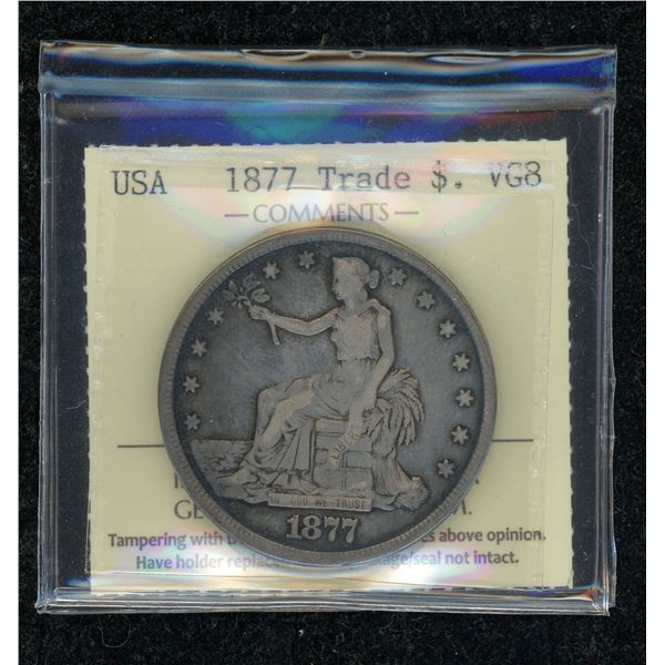 United States Trade Dollar 1877