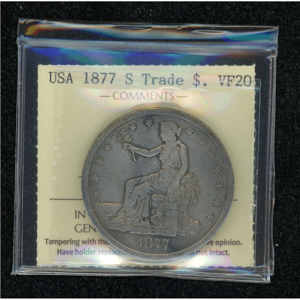 United States Trade Dollar 1877-S