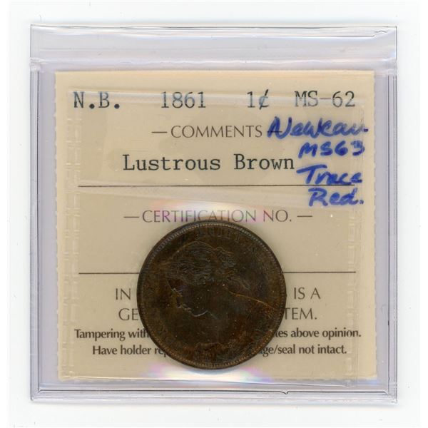 New Brunswick 1861 One Cent