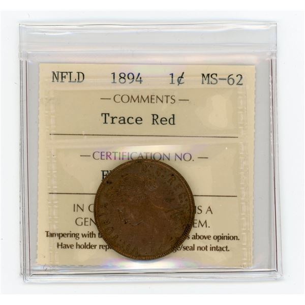 Newfoundland 1894 One Cent