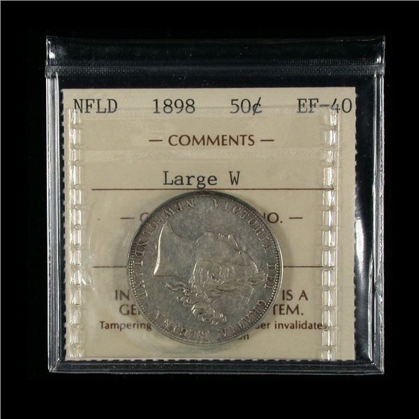 Newfoundland 1898 Fifty Cents - Large W
