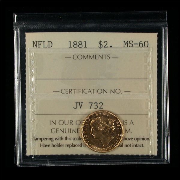 Newfoundland 1881 Two Dollars