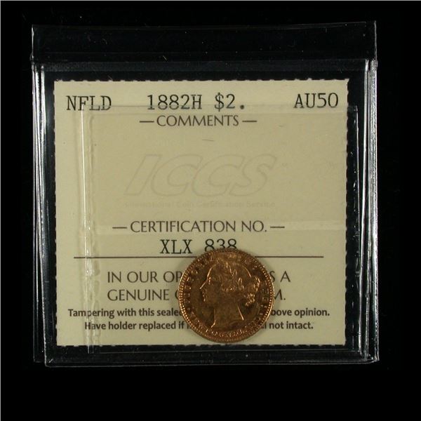 Newfoundland 1882H Two Dollars