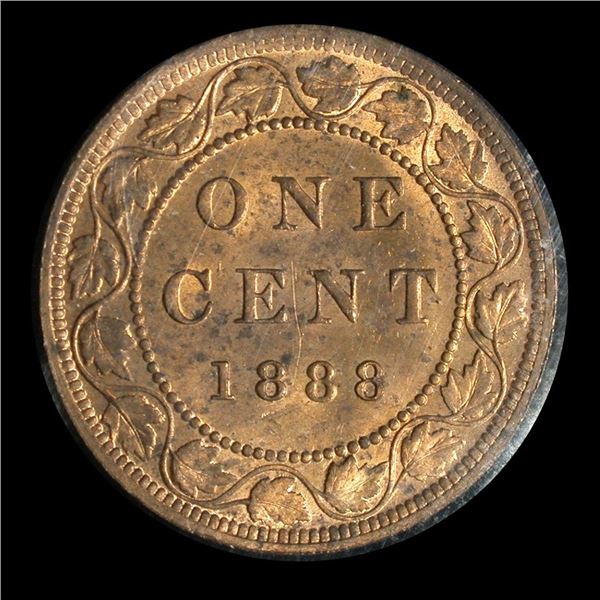 1888 One Cent - Repunched Last 8's