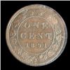Image 2 : 1891 One Cent - Large Leaves, Small Date