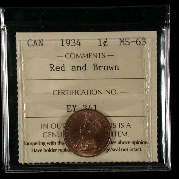 1934 One Cent