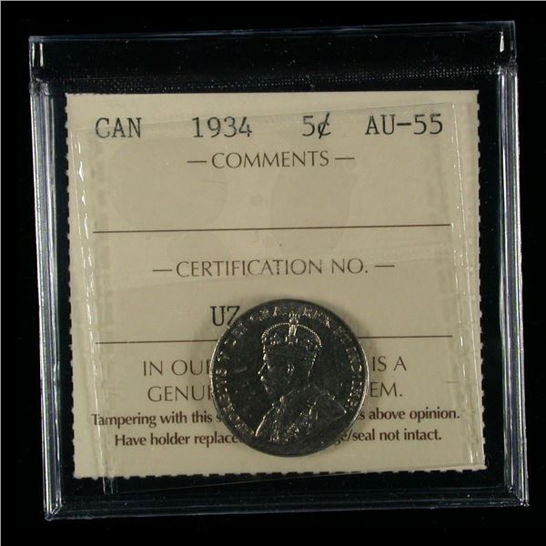 1934 Five Cents