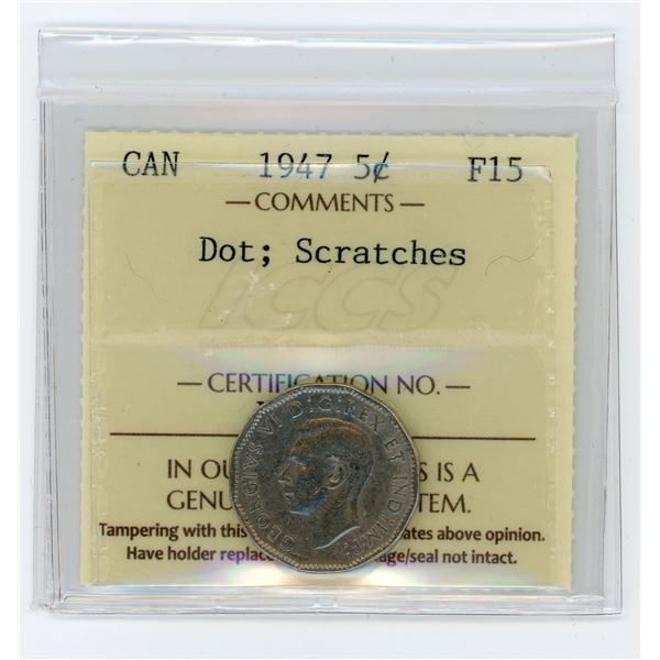 1947 Dot Five Cents