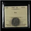 Image 1 : 1947 Dot Five Cents