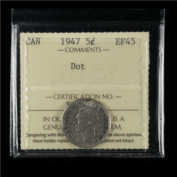 1947 Dot Five Cents