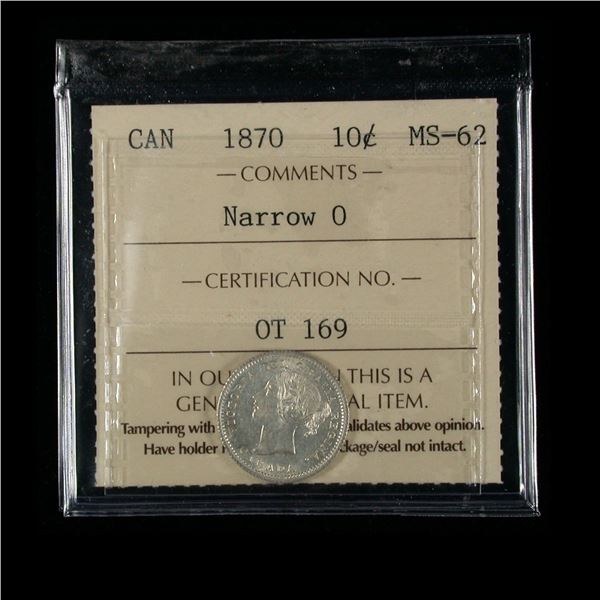 1870 Ten Cents - Narrow 0