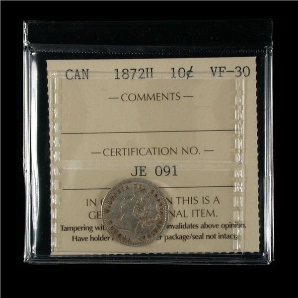 1872H Ten Cents