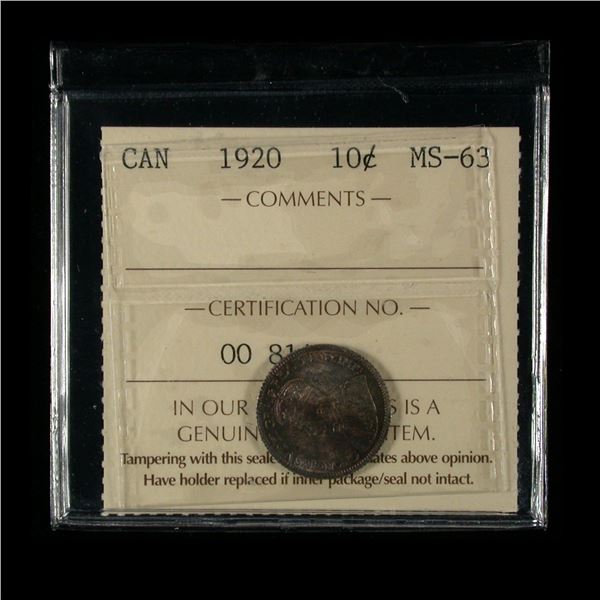 1920 Ten Cents